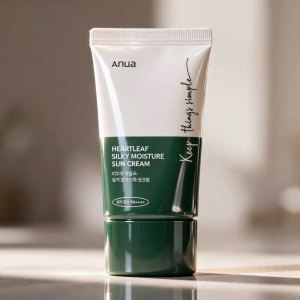 ANUA HEARTLEAF SILKY MOISTURE SUN CREAM SPF 50+ PA++++