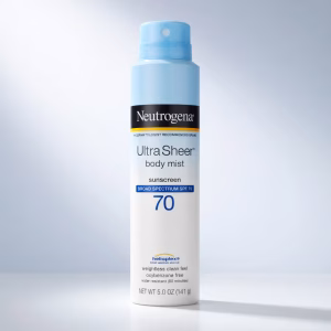NEUTROGENA ULTRA SHEER LIGHTWEIGHT BODY MIST SUNSCREEN SPRAY SPF 70 - 141 G