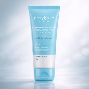 DOT & KEY BARRIER REPAIR FACE MOISTURIZER WITH CERAMIDES & HYALURONIC ACID 100G