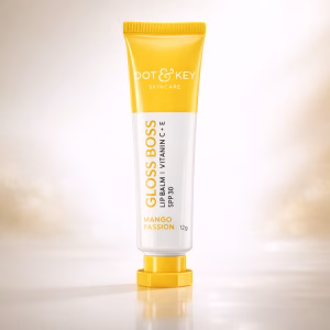 DOT & KEY GLOSS BOSS VITAMIN C + E LIP BALM WITH SPF 30+ 12G - MANGO PASSION