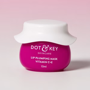 DOT & KEY LIP PLUMPING MASK VITAMIN C+E BARRIES & POMEGRANATE MAX TINTED 15ML