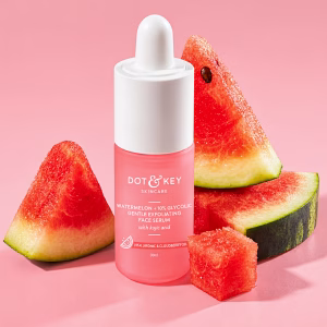DOT & KEY WATERMELON + 10% GLYCOLIC GENTLE EXFOLIATING FACE SERUM WITH KOJIC ACID 30ML