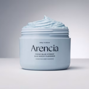 ARENCIA FRESH BLUE HYSSOP RICE MOCHI CLEANSER - 120 G