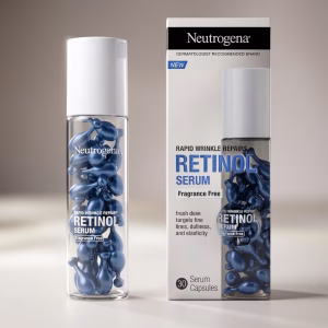 NEUTROGENA RAPID WRINKLE REPAIR RETINOL FACE SERUM - 30 CAPSULES