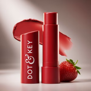 DOT & KEY BARRIER REPAIR HYDRATING LIP BALM SPF 50+ 4.5G - STRAWBERRY RED TINTED
